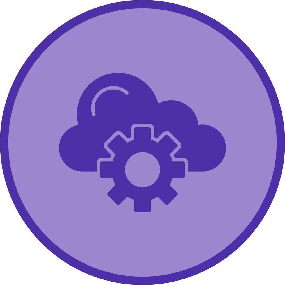 Cloud Computing Vector Icon