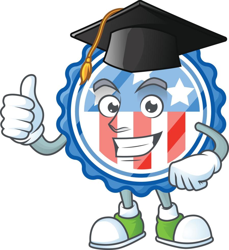 Circle badges USA with star icon design vector