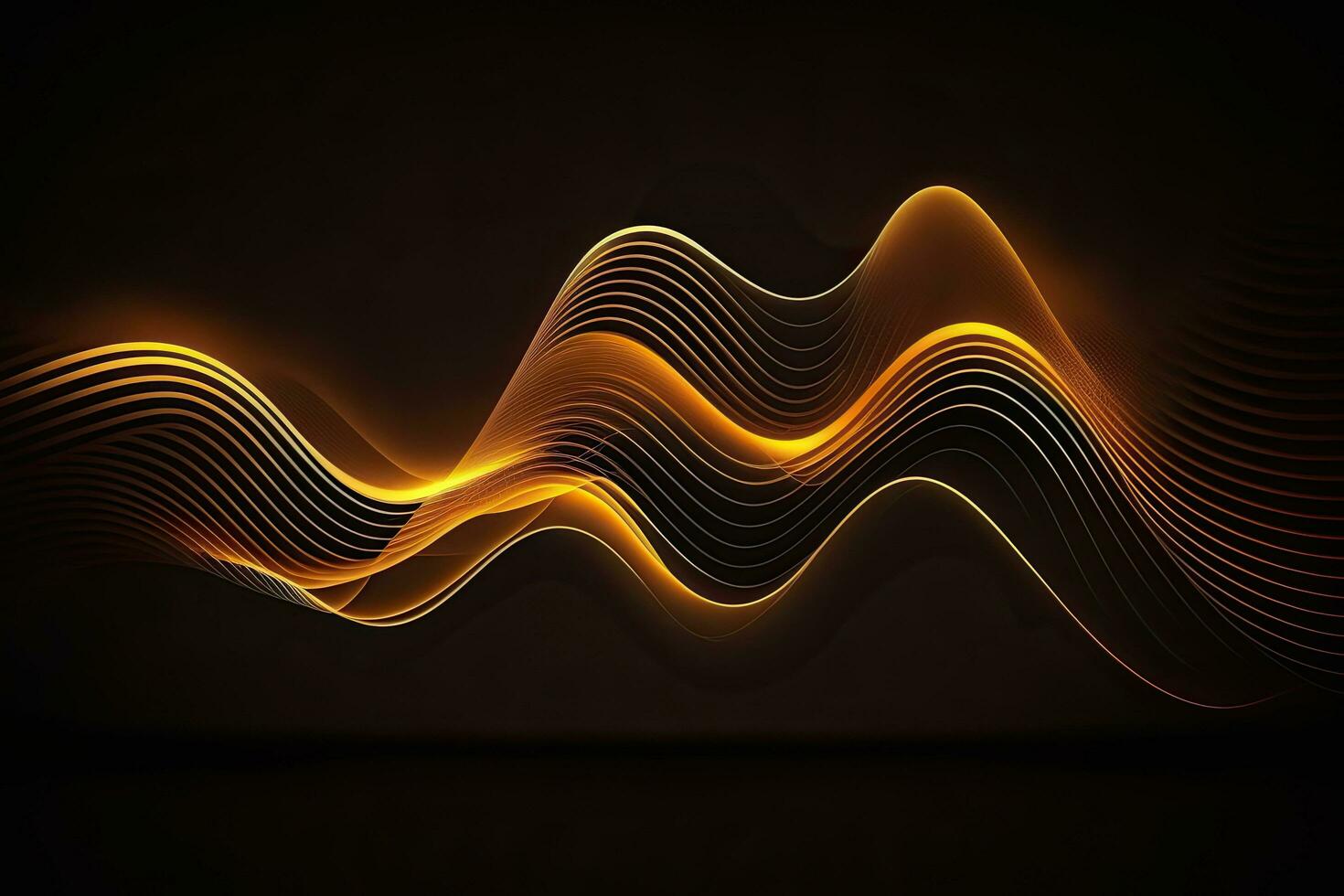 Abstract Background wave line neon photo