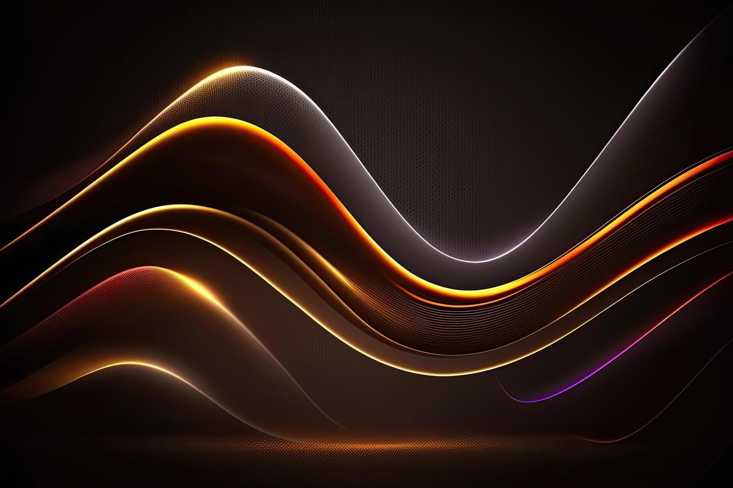 Abstract Background wave line neon photo