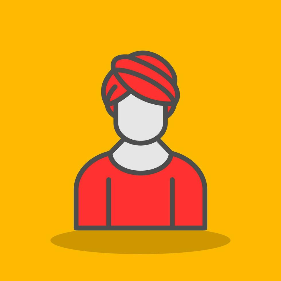 Hair Mask Vector Icon Design