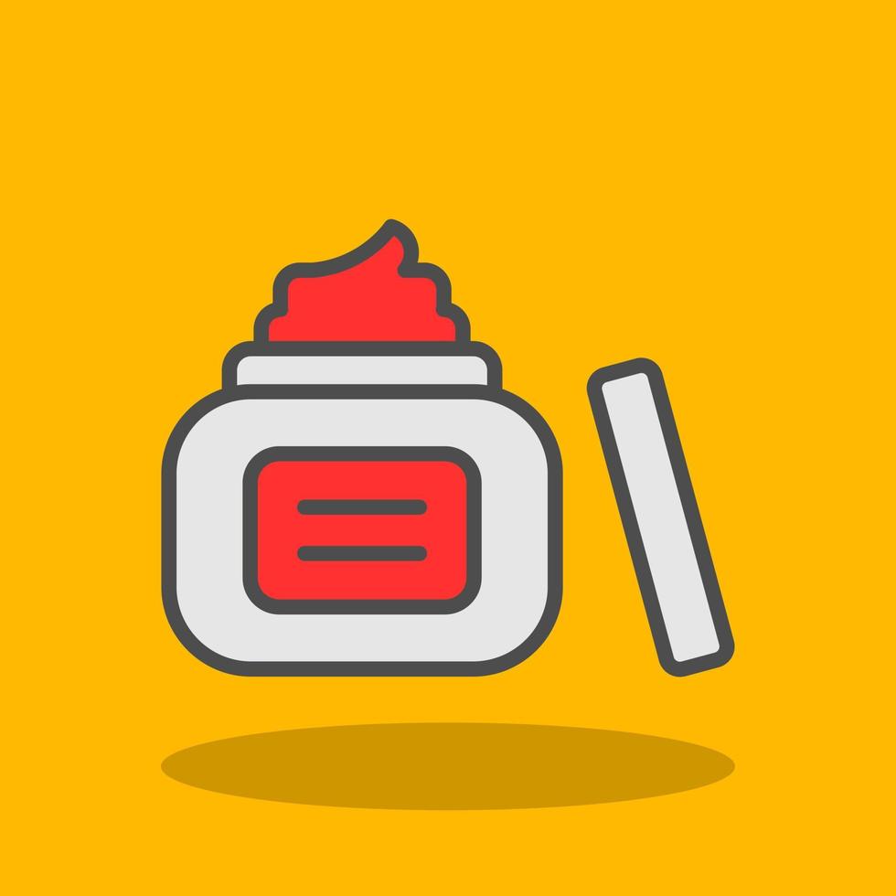 Night Cream Vector Icon Design