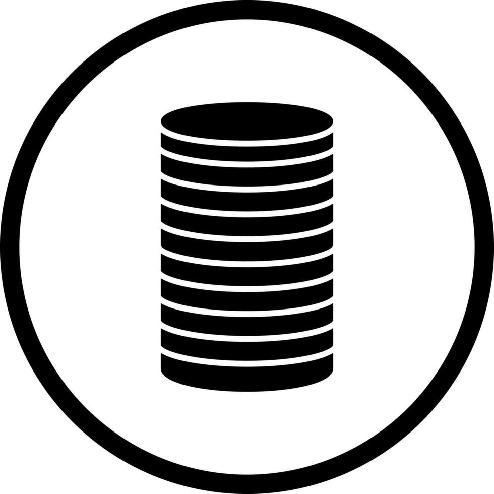 Stack of Coins Vector Icon