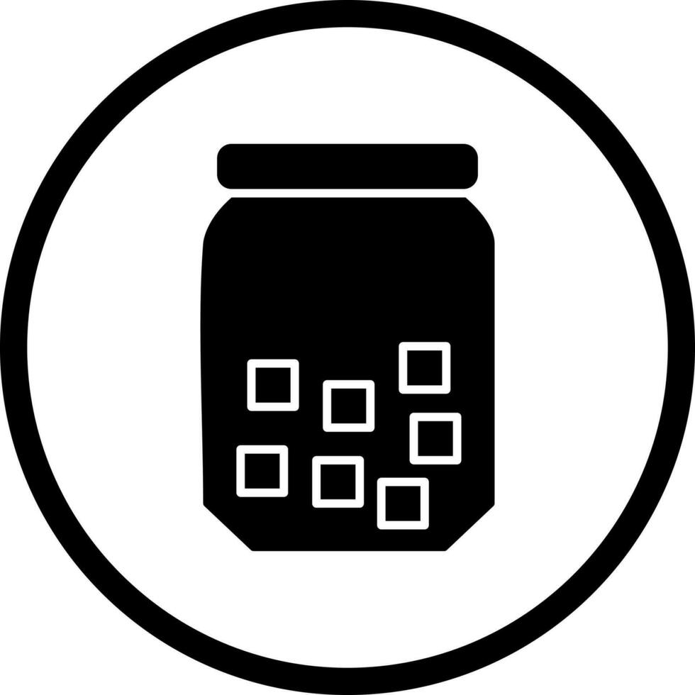 Sugar Bottle Vector Icon