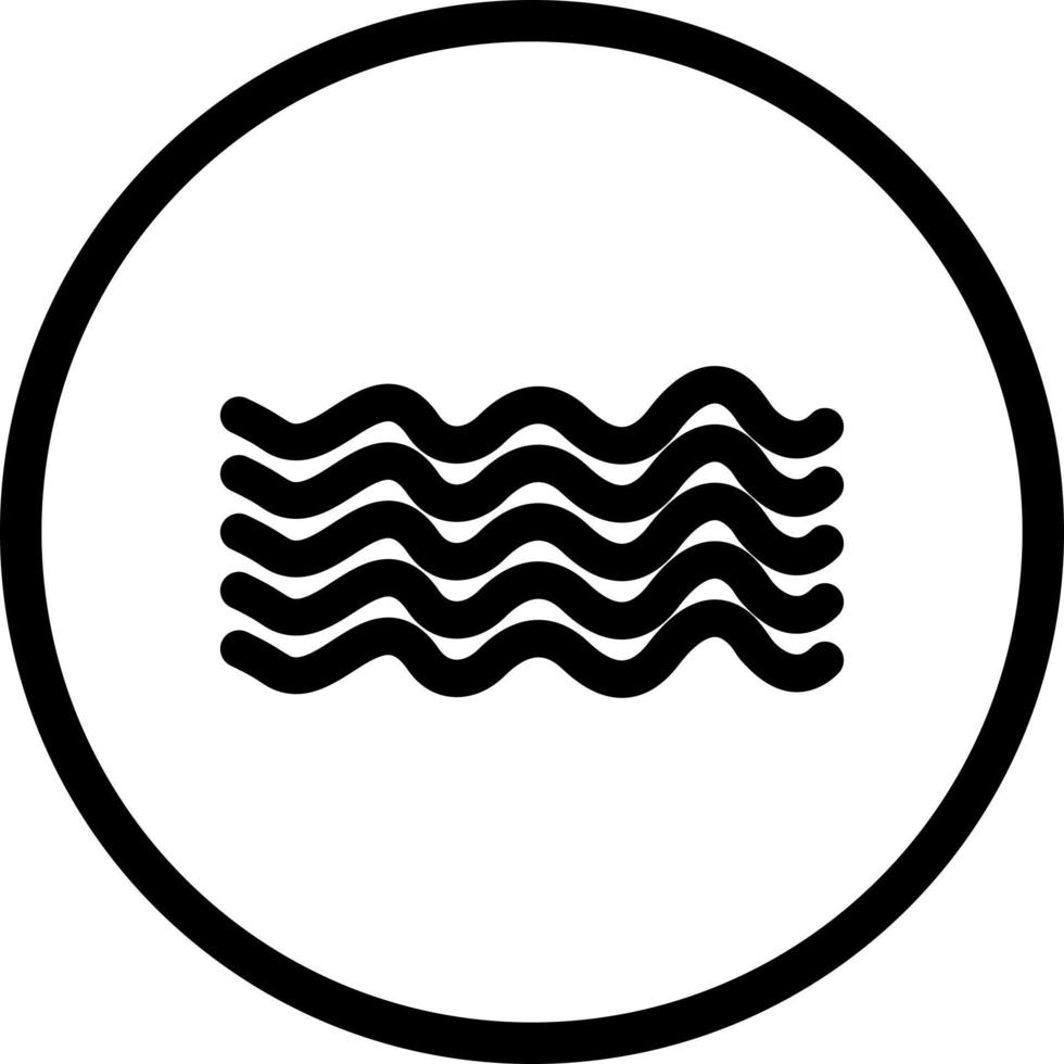 icono de vector de ondas magnéticas