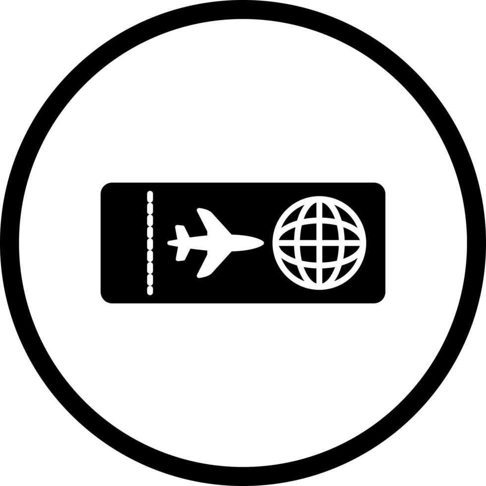 Plane Tickets Vector Icon