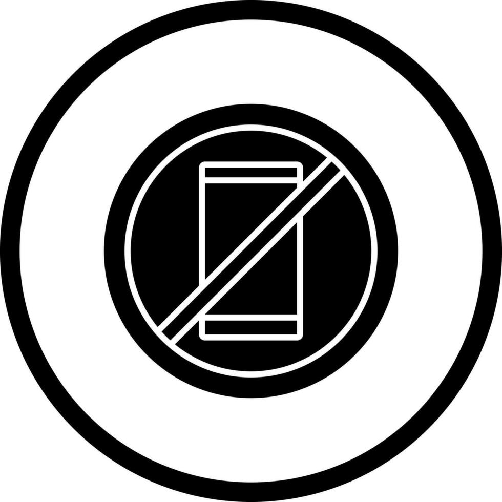 No Cell Phones Vector Icon