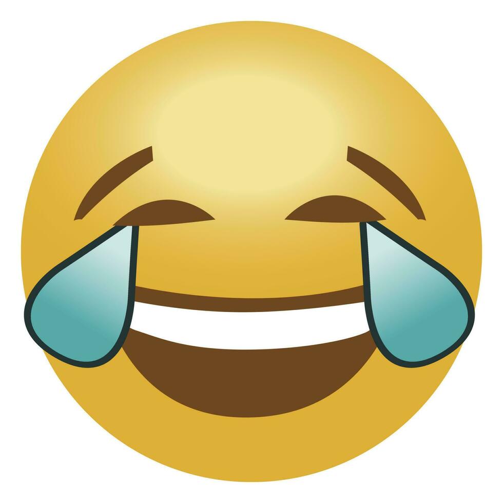 Laugh Crying Emoji Emoticon 20656585 Vector Art at Vecteezy