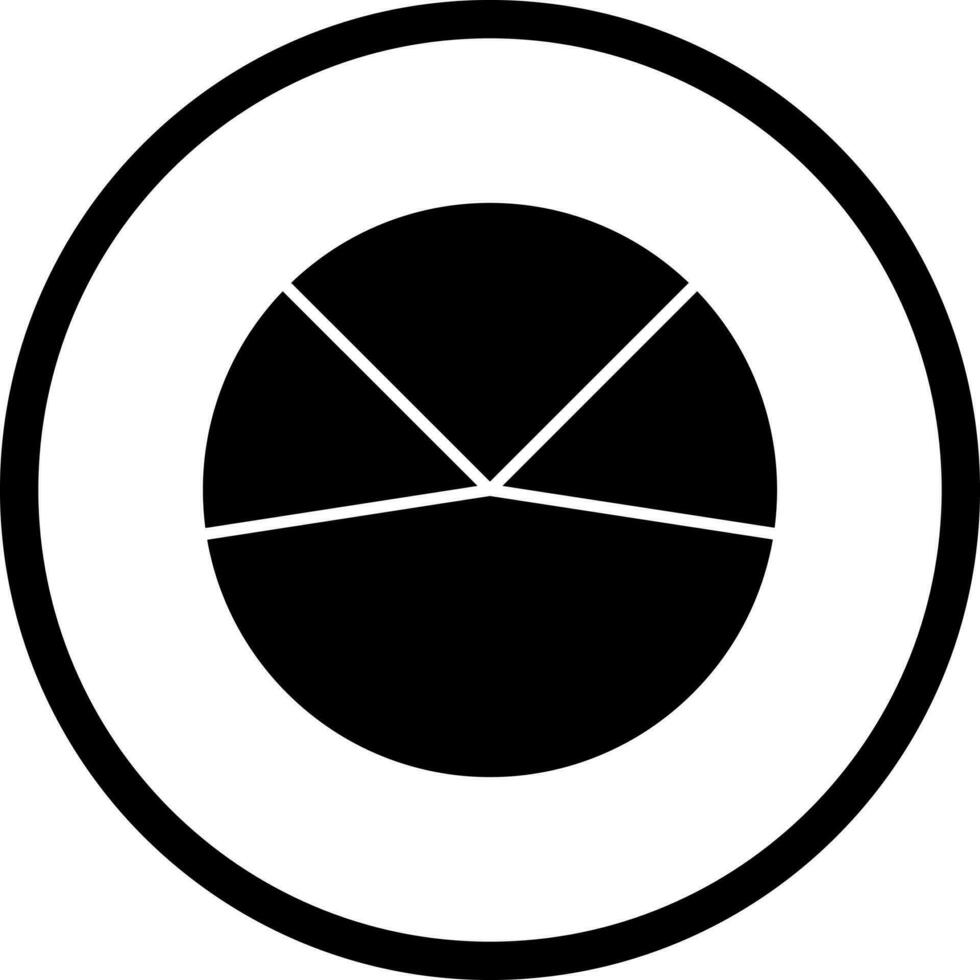 Pie Chart Analysis Vector Icon