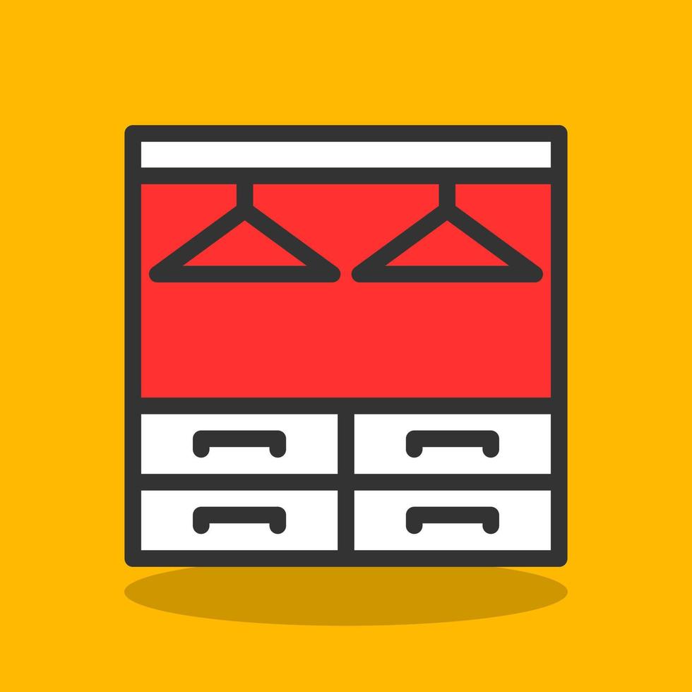 Wardrobe Vector Icon Design