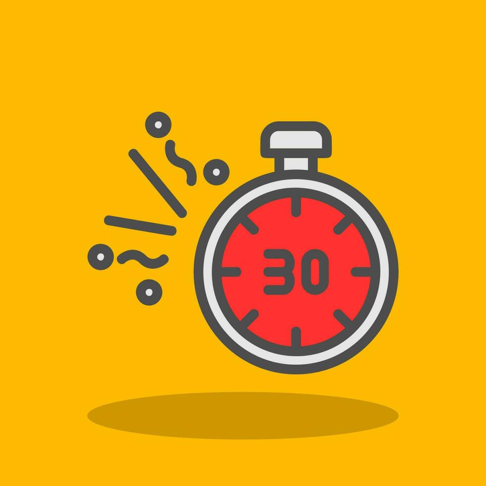 Countdown Vector Icon Design