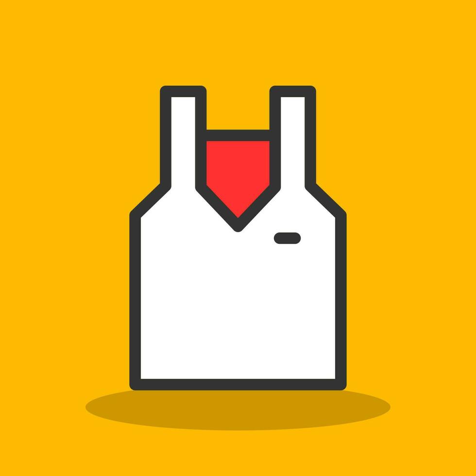 Tank Top Vector Icon Design