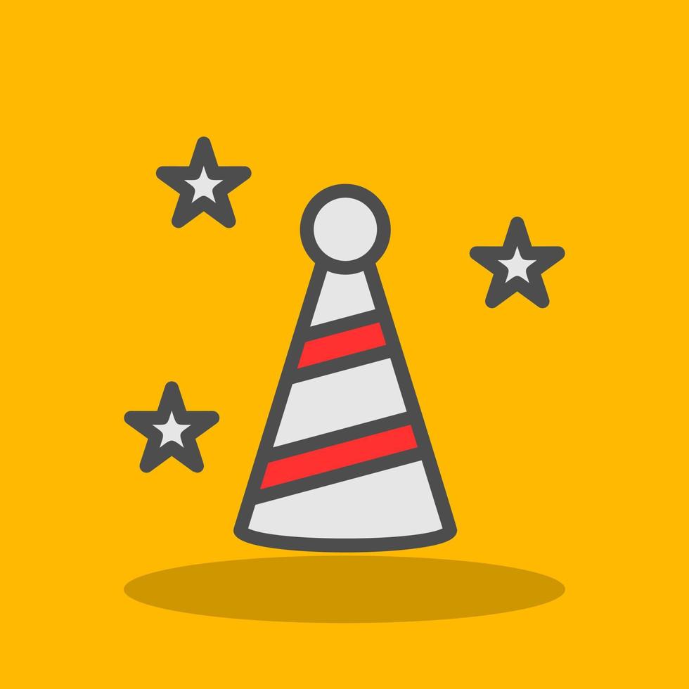 Party Hat Vector Icon Design
