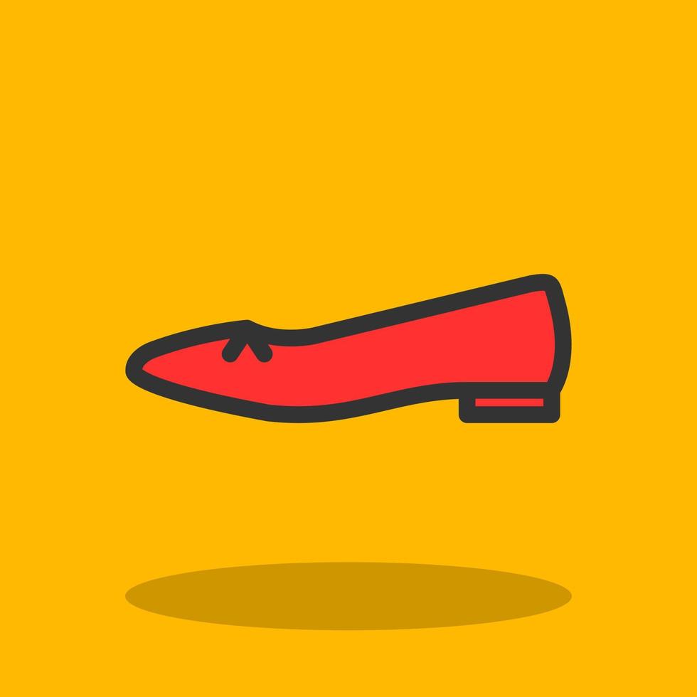 Flat Shoes Vector Icon Design