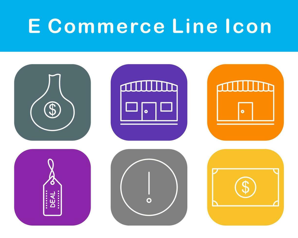 E Commerce Vector Icon Set