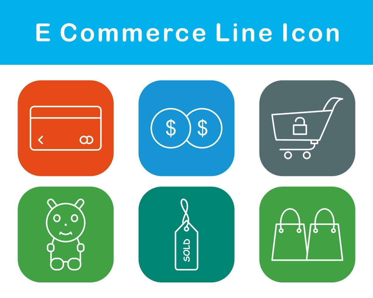 E Commerce Vector Icon Set