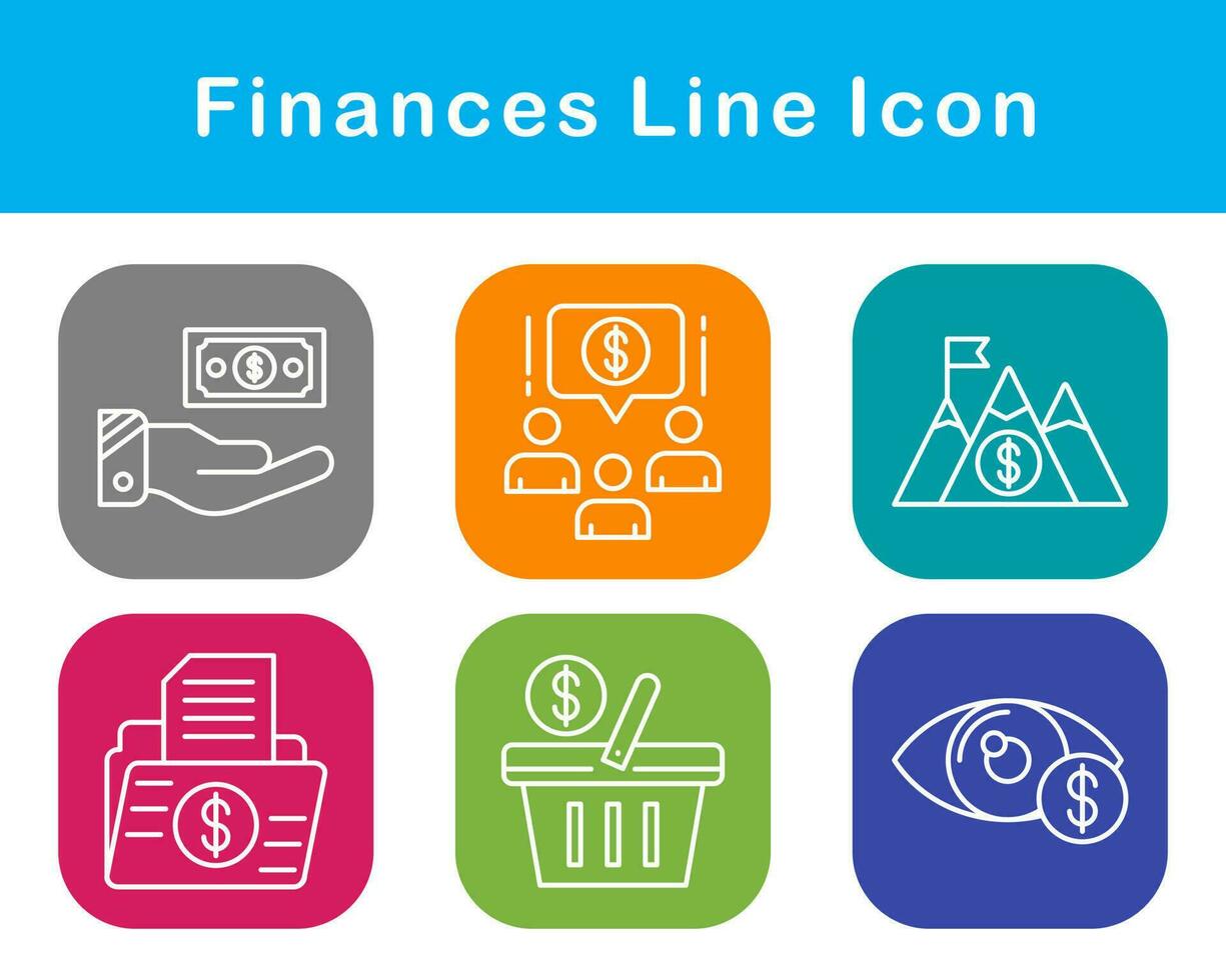 Finances Vector Icon Set