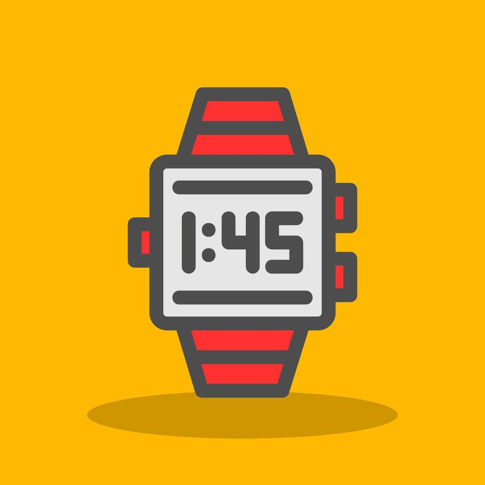 diseño de icono de vector de reloj inteligente