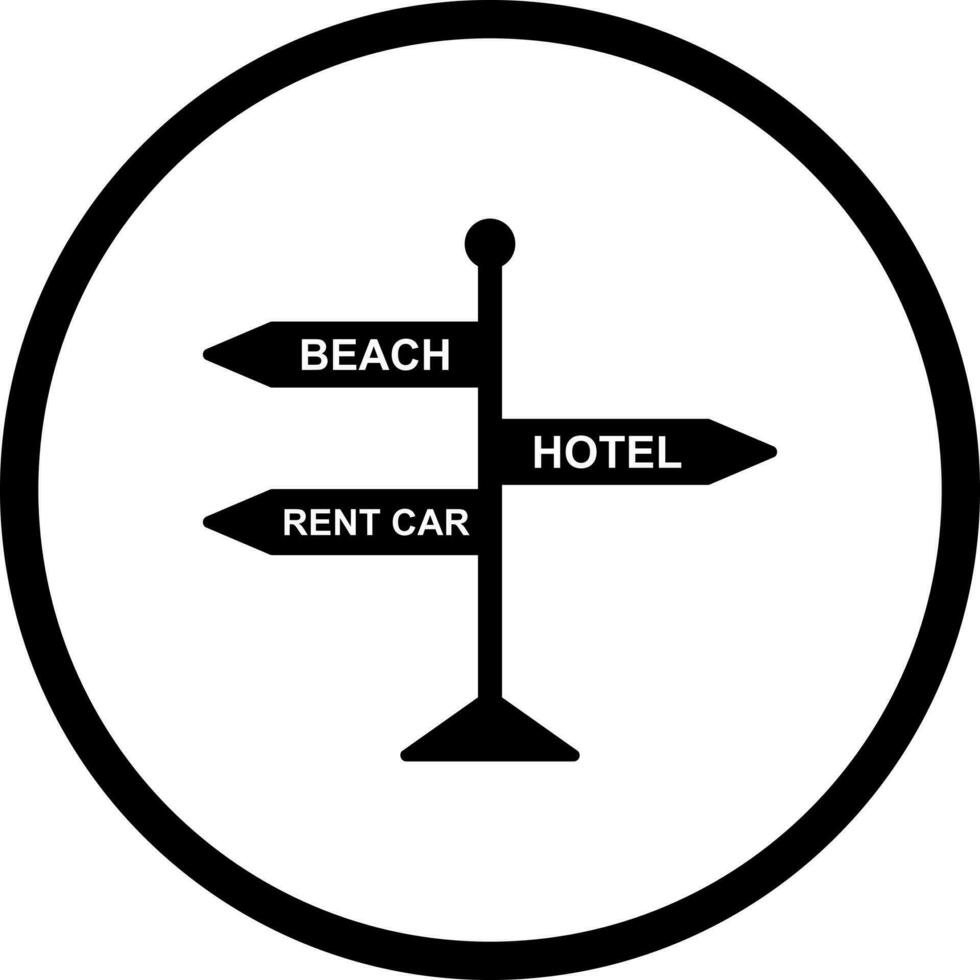 Signboard Vector Icon