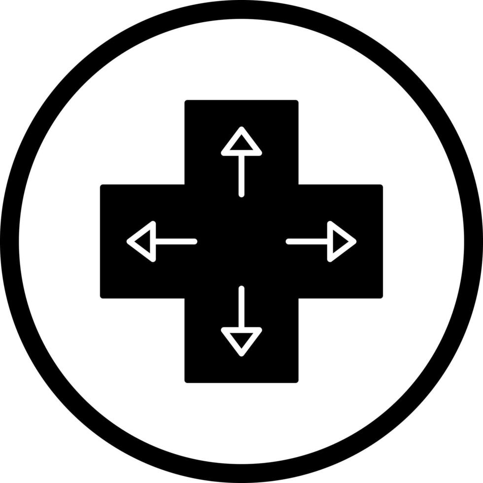 Unique Direction Keys Vector Icon