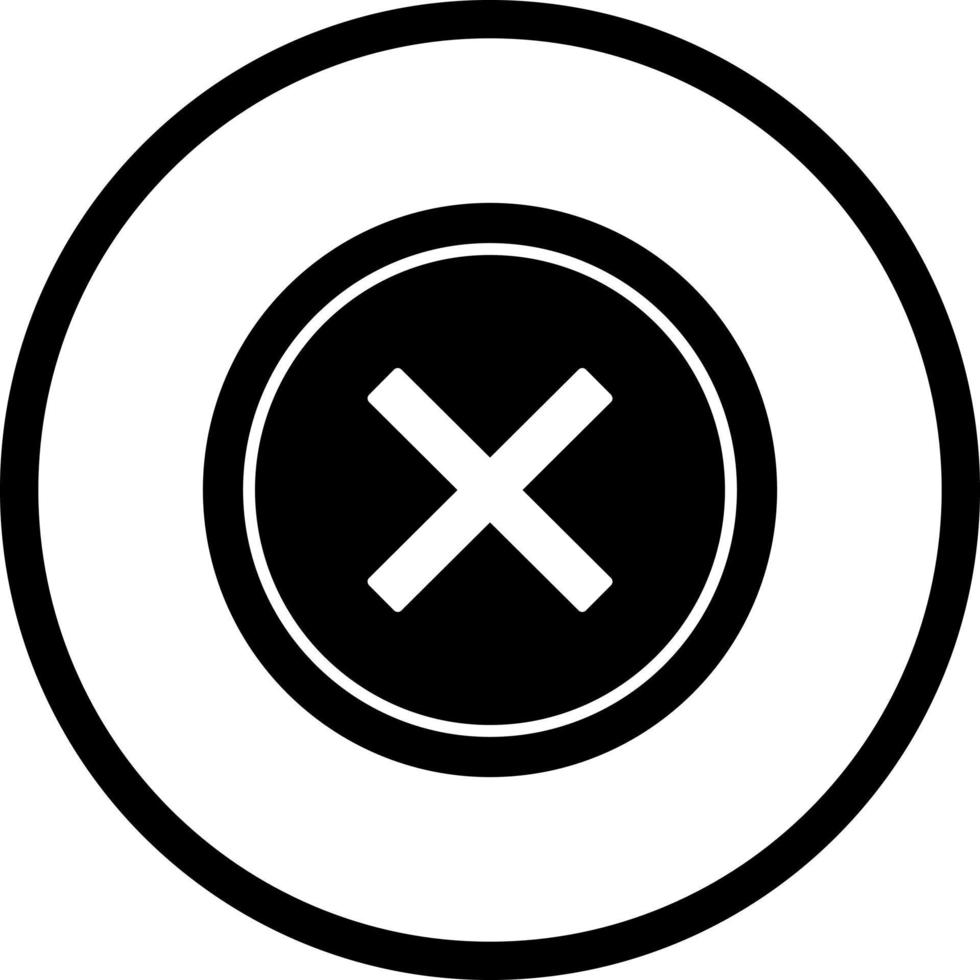 Do Not Cross Vector Icon