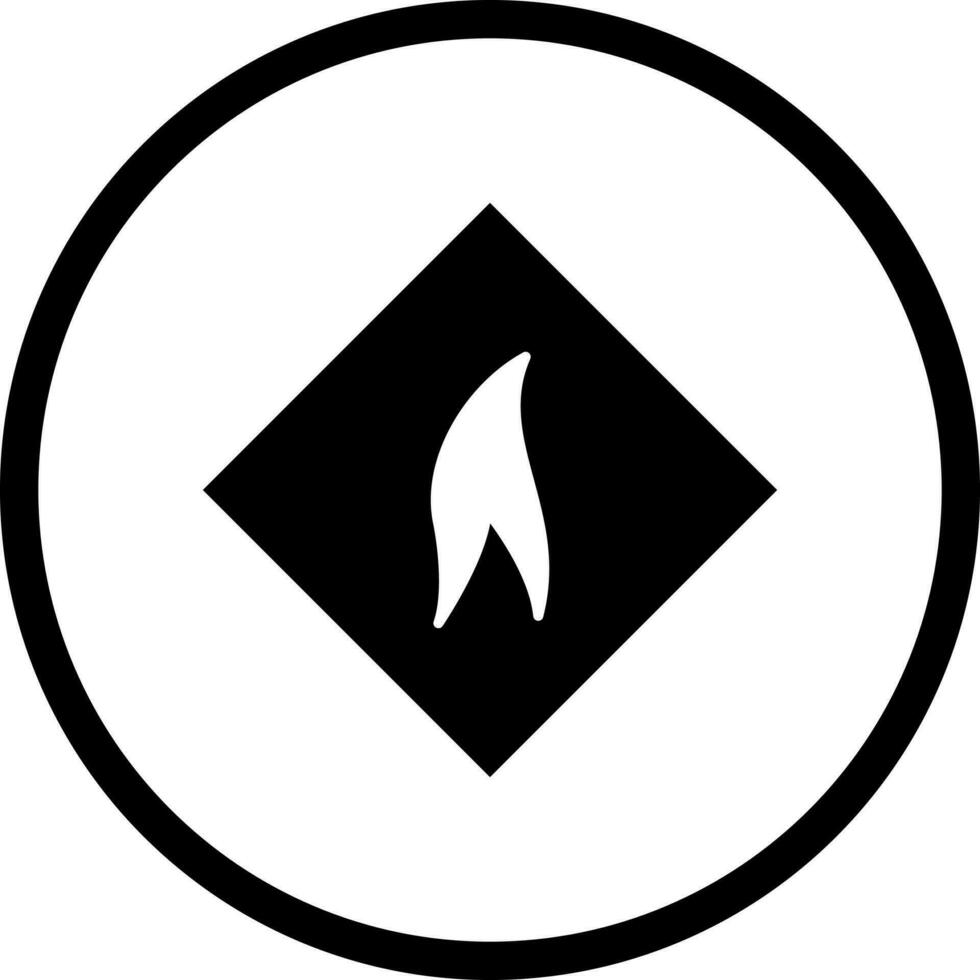 Flammable Material Vector Icon