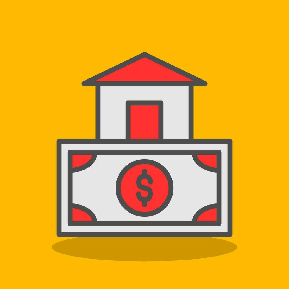 Fixed Asset Vector Icon Design