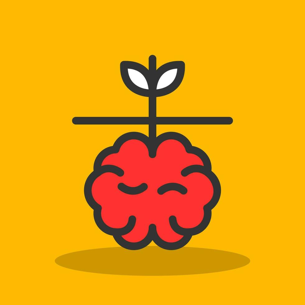 Mental Growth Vector Icon Design
