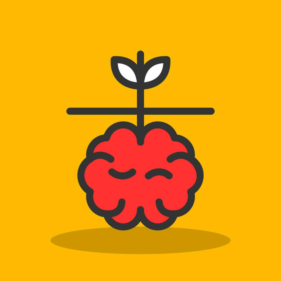 Mental Growth Vector Icon Design