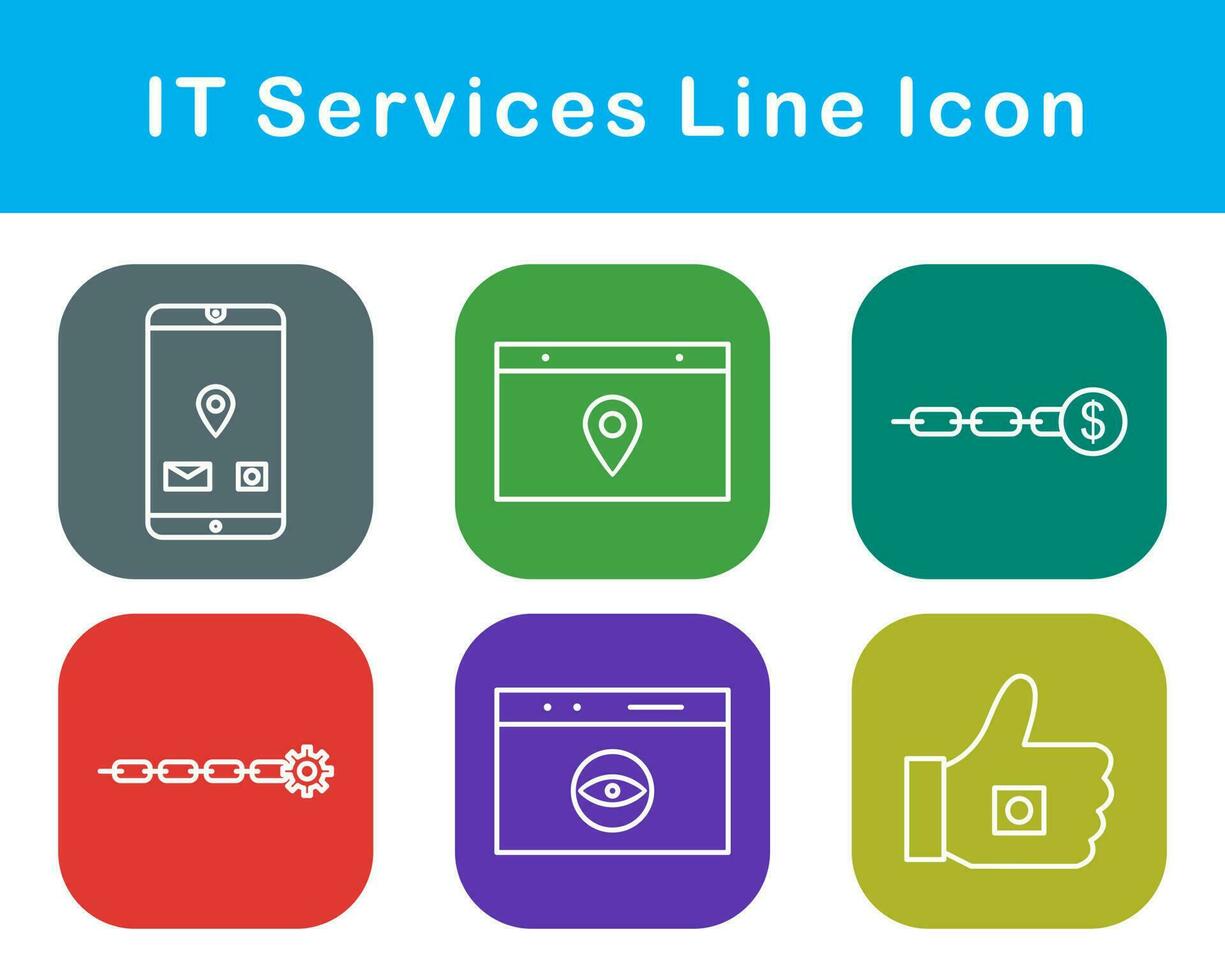 IT Services Vector Icon Set