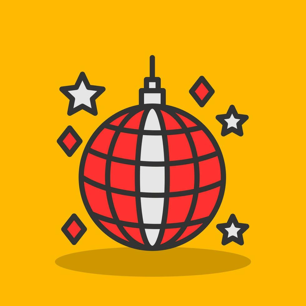Disco Ball Vector Icon Design