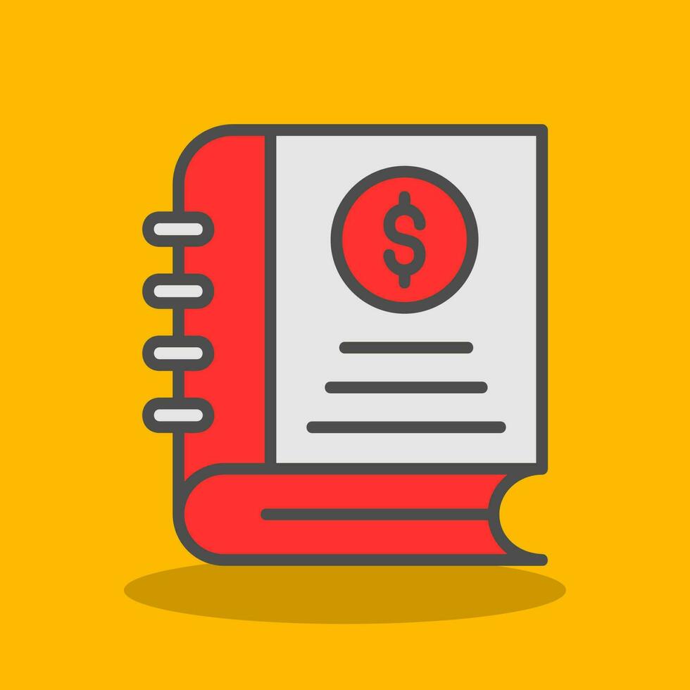 Book Keeping Vector Icon Design