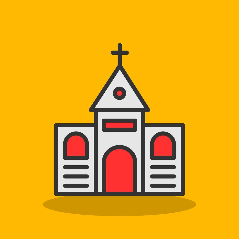 Church Vector Icon Design