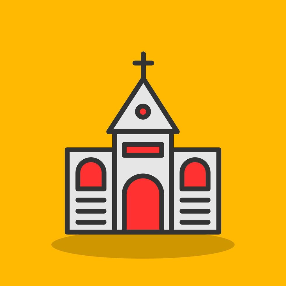 diseño de icono de vector de iglesia