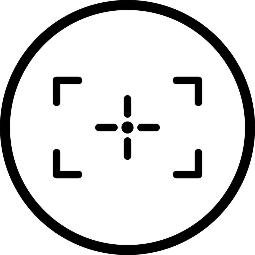 Unique Focus Vector Icon