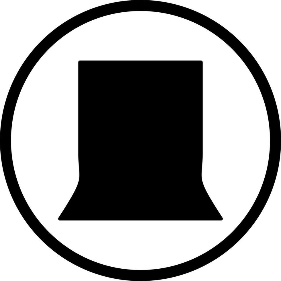 Unique Back Stand Vector Icon