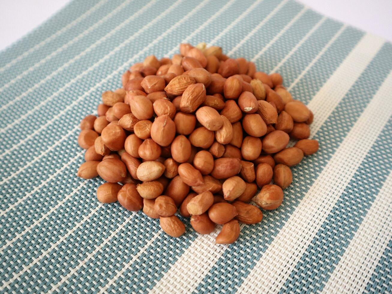 peanuts on a wrapping cloth photo