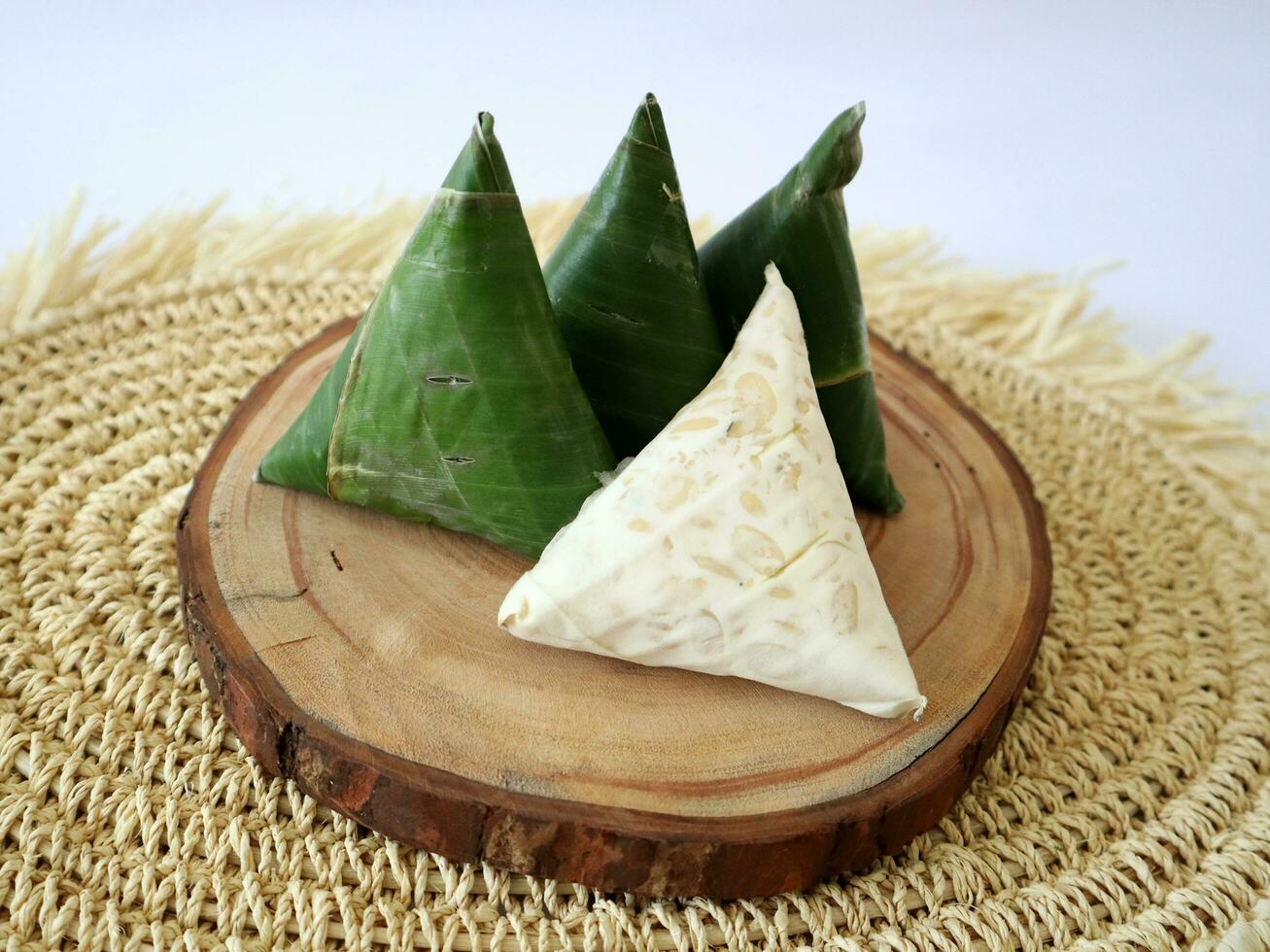 Tempe is a typical Indonesian food made from fermented soybeans or several other ingredients photo