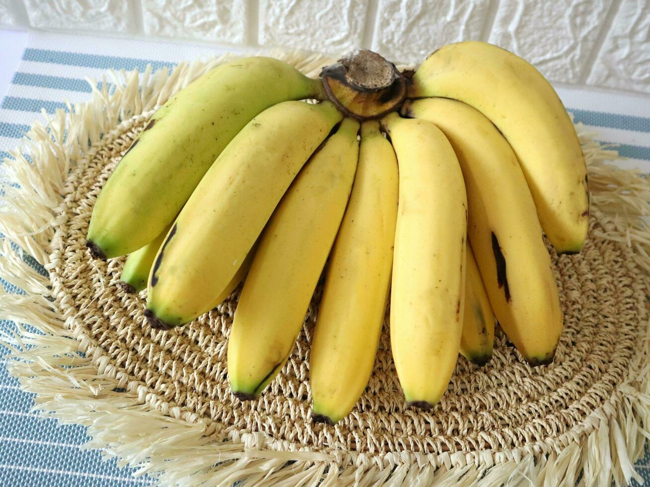 Ambon banana is the name of one type of banana photo