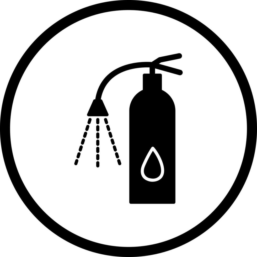 Unique Using Extinguisher Vector Icon