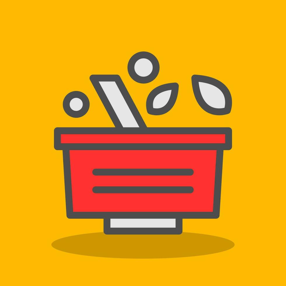 Mortar Vector Icon Design