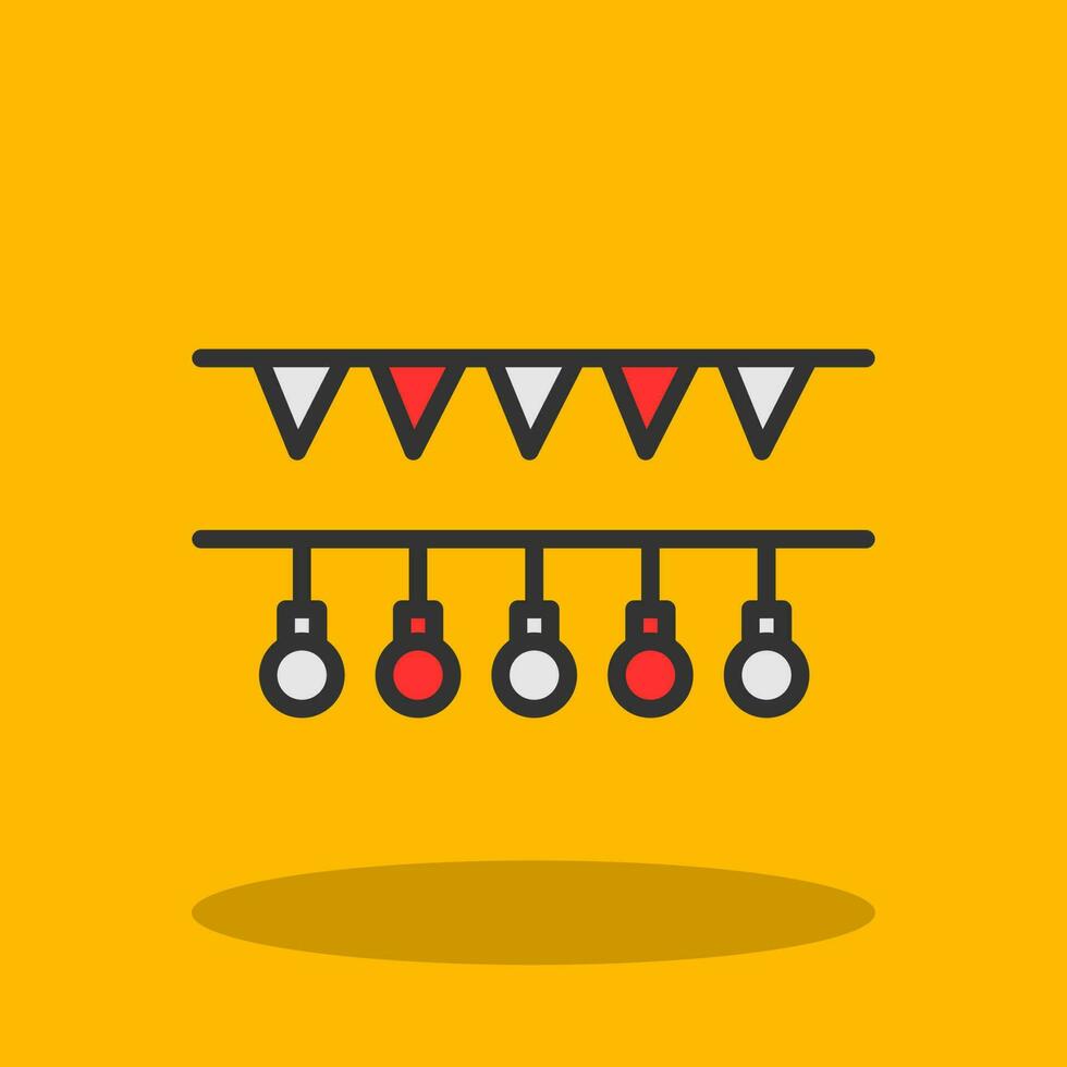 Garland Vector Icon Design