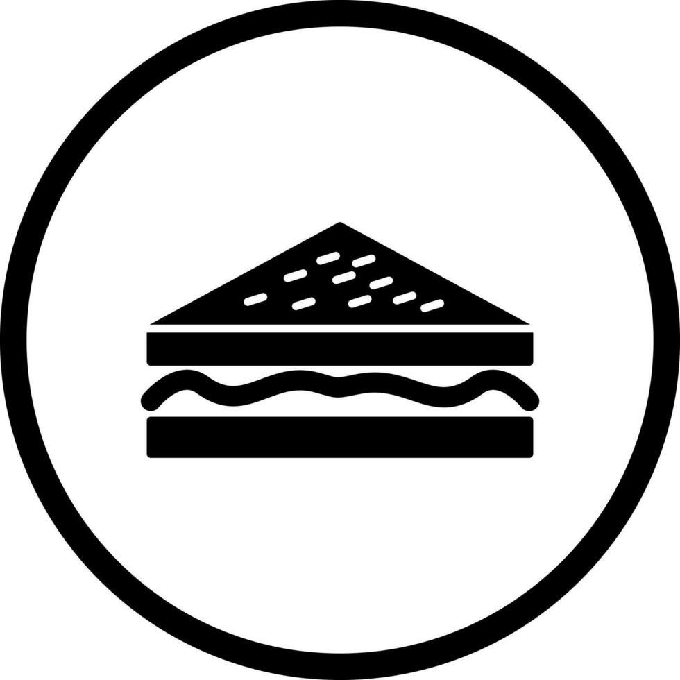 Unique Sandwich Vector Icon