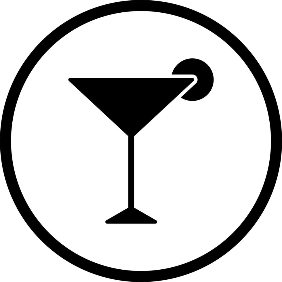 Unique Cosmopolitan Vector Icon