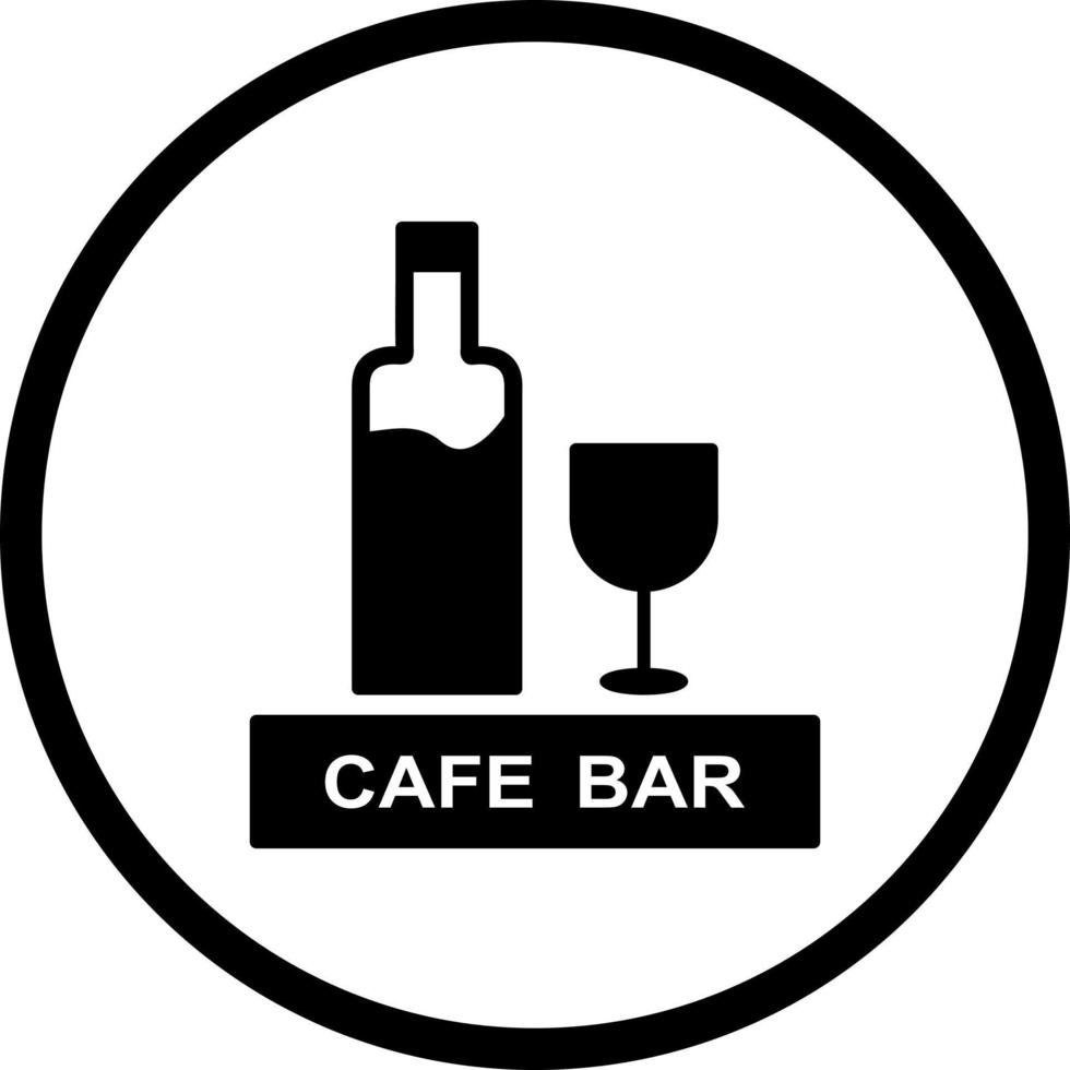 Unique Drinks Cafe Vector Icon