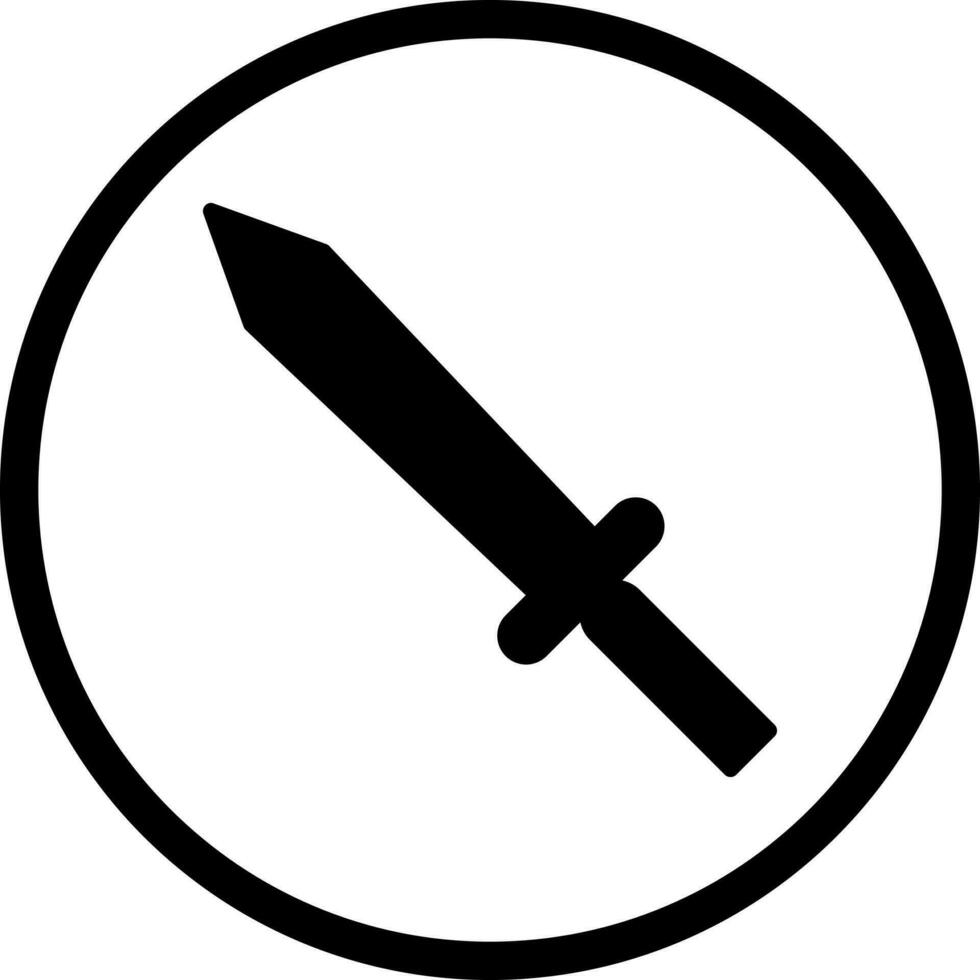 Unique Sword Vector Icon