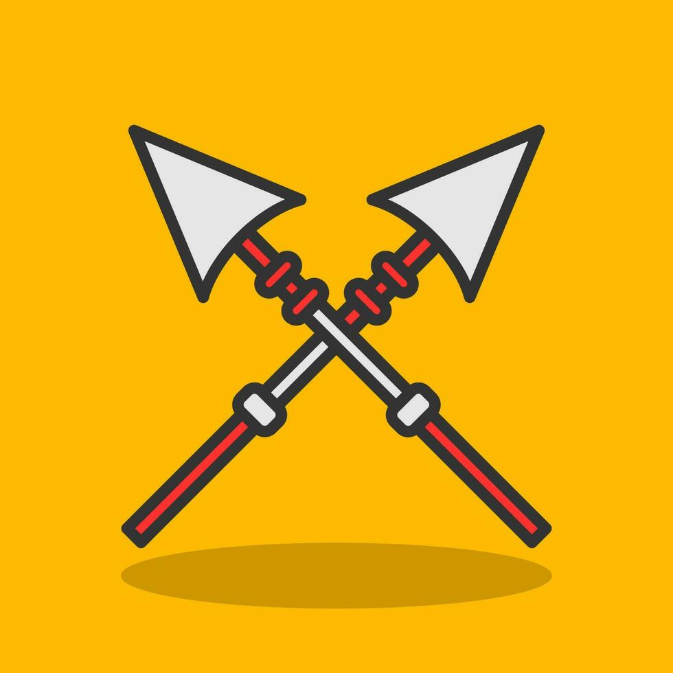 Lance Vector Icon Design