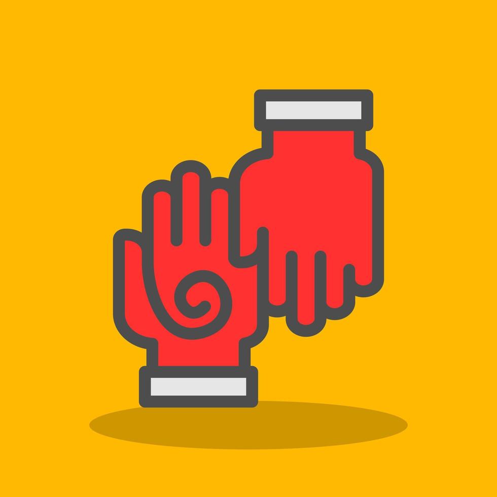 Hand Massage Vector Icon Design