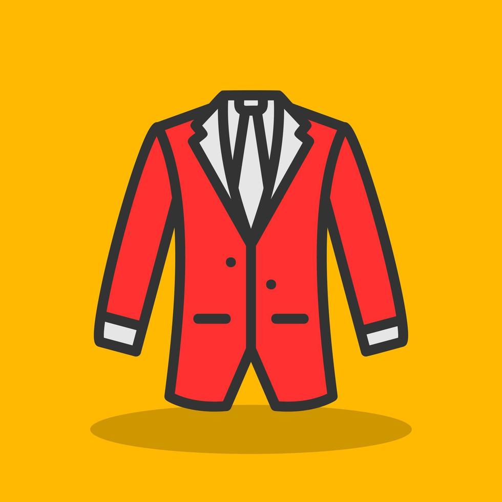 Business Coat Vector Icon Design