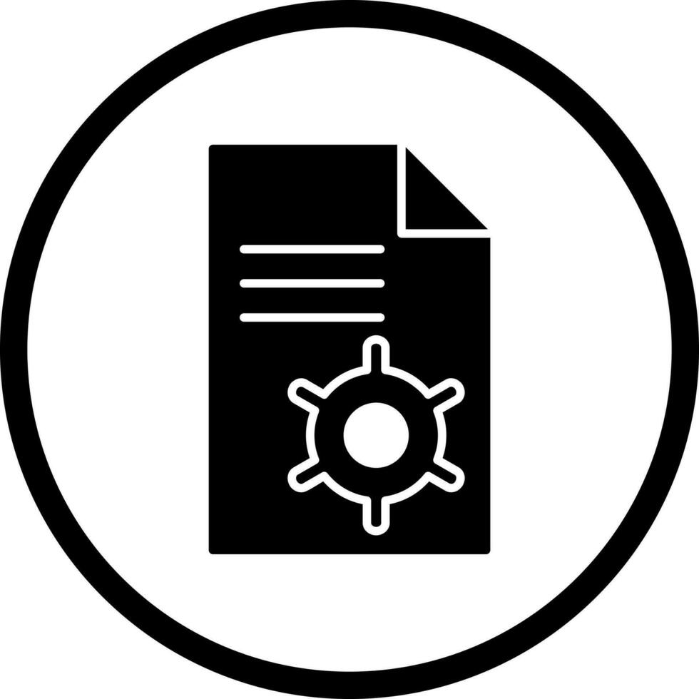 Unique Content Management Vector Icon